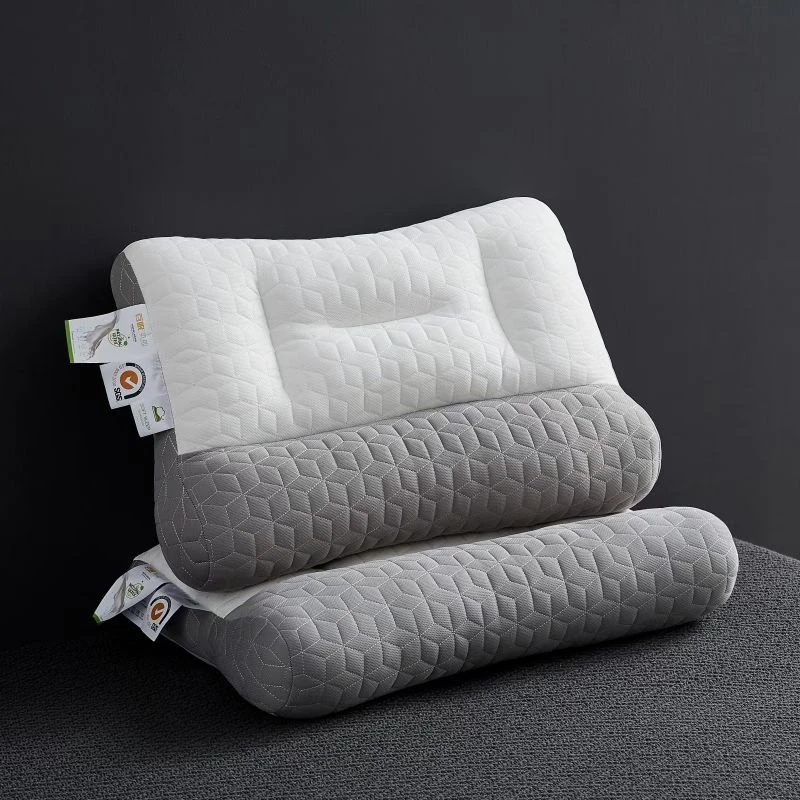 护颈枕颈椎专用乳胶牵引护颈椎助睡眠学生枕芯家用颈椎专用颈椎枕