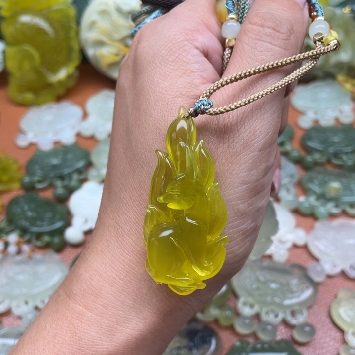 未镶嵌蛇纹石玉项链