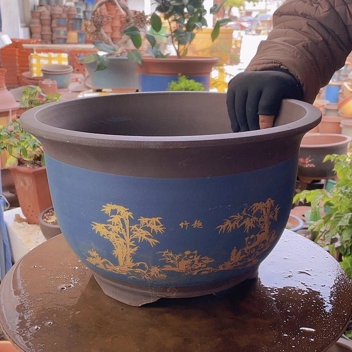 紫砂宜兴紫砂蓝熊猫大