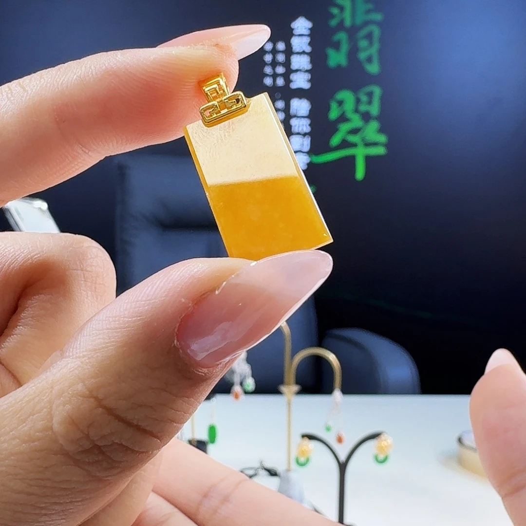 翡翠银S925镶嵌颈饰925镶嵌