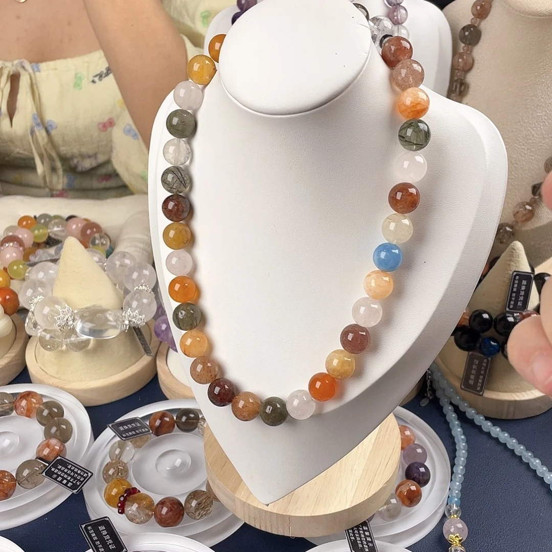 银S925镀金镶嵌手链水晶