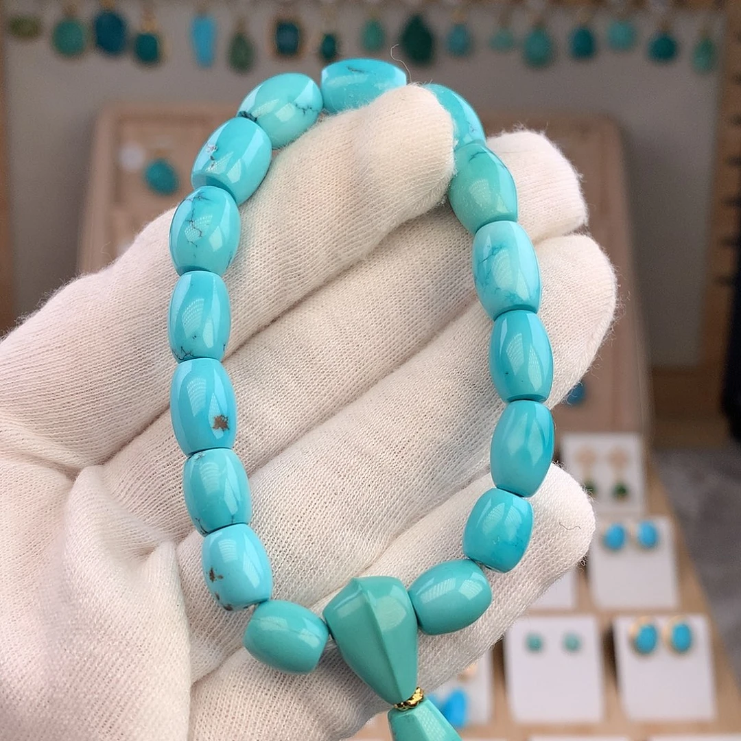 绿松石未镶嵌手链