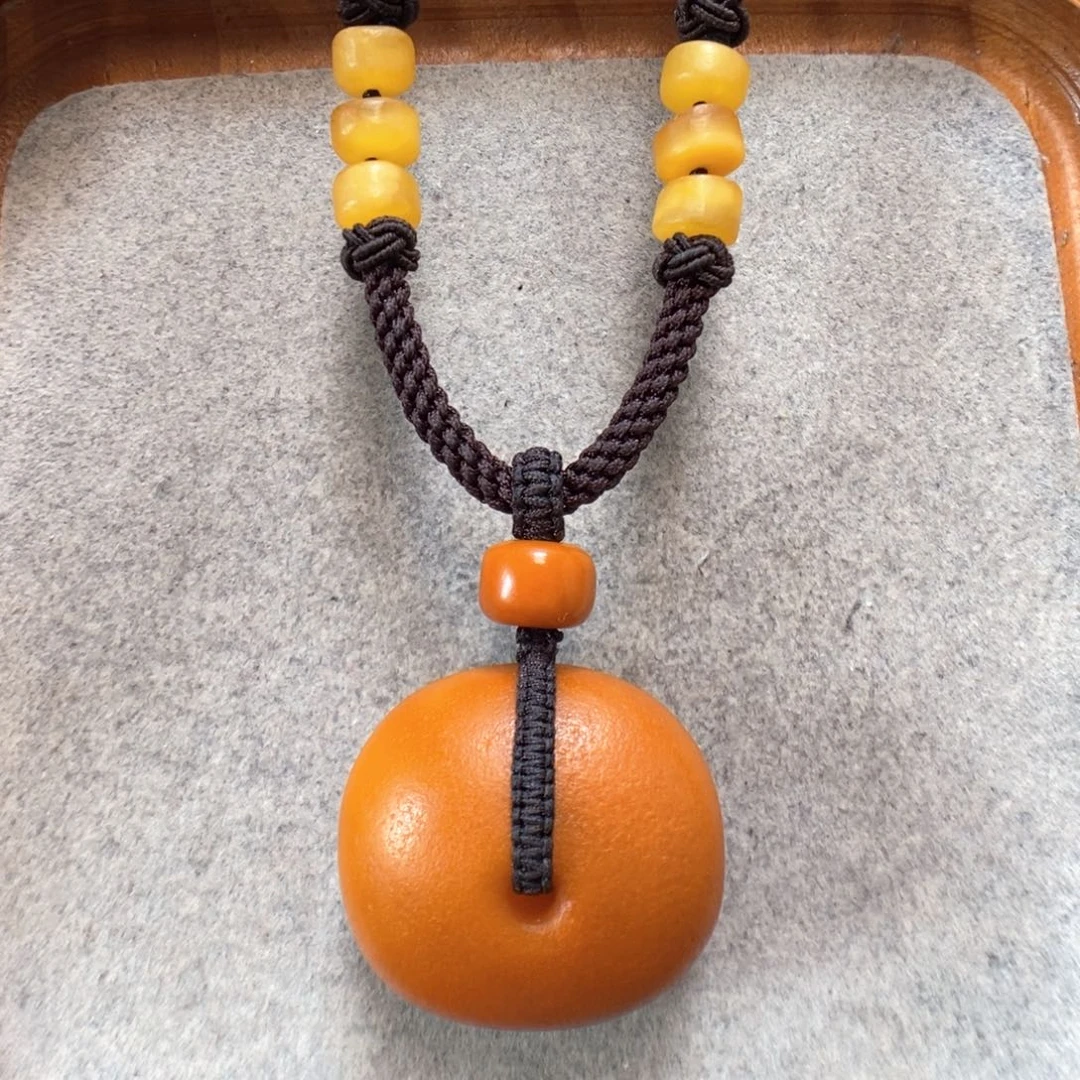 未镶嵌项链蜜蜡蜜蜡锁骨