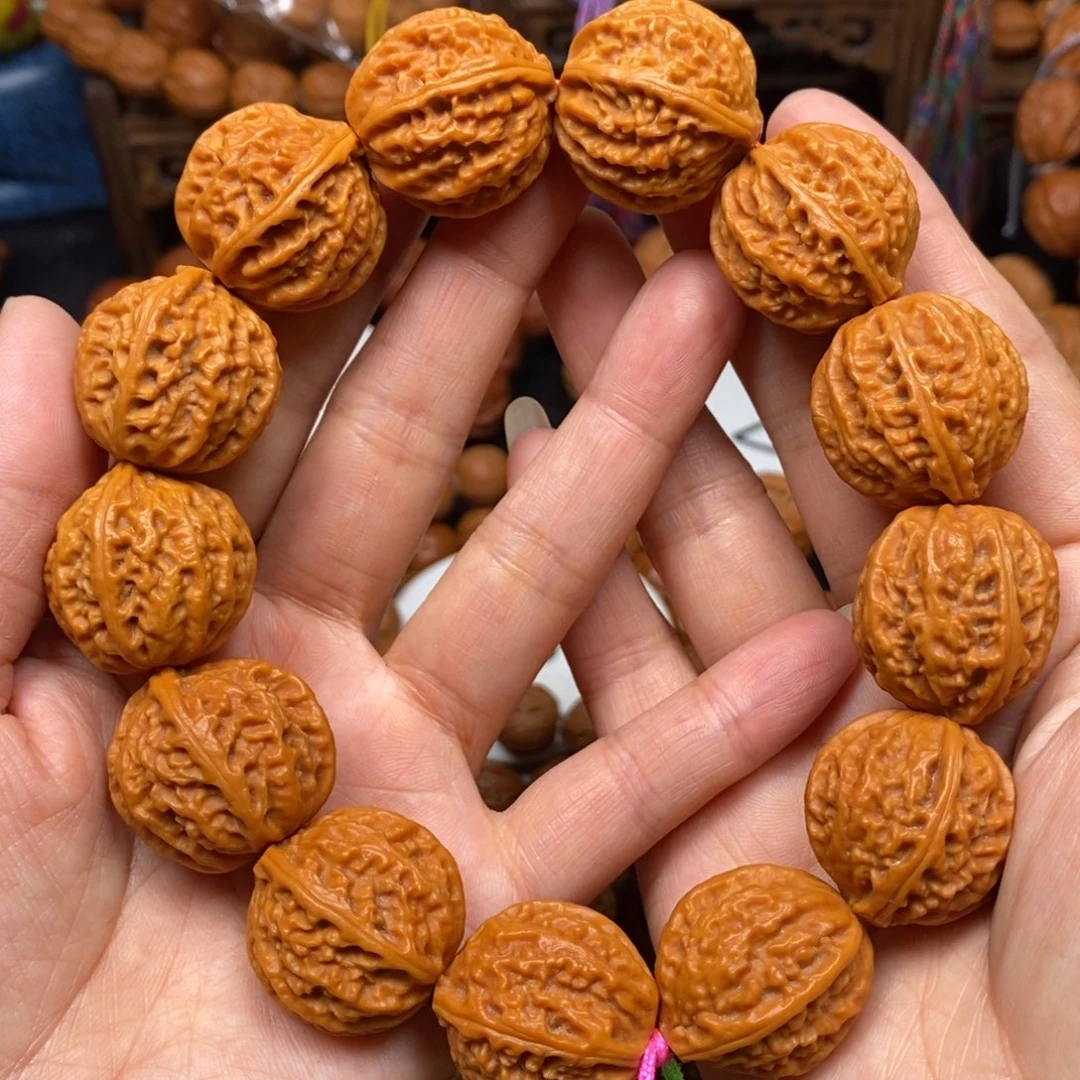 桃核手串麦穗八棱