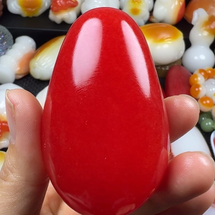 新疆戈壁五彩石金丝