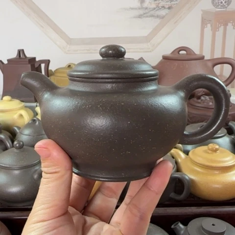 茶壶紫砂梨皮天青250cc