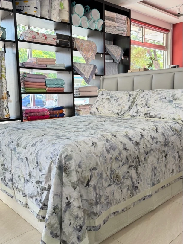 超细旦莱塞尔棉天丝棉数码印花四件套