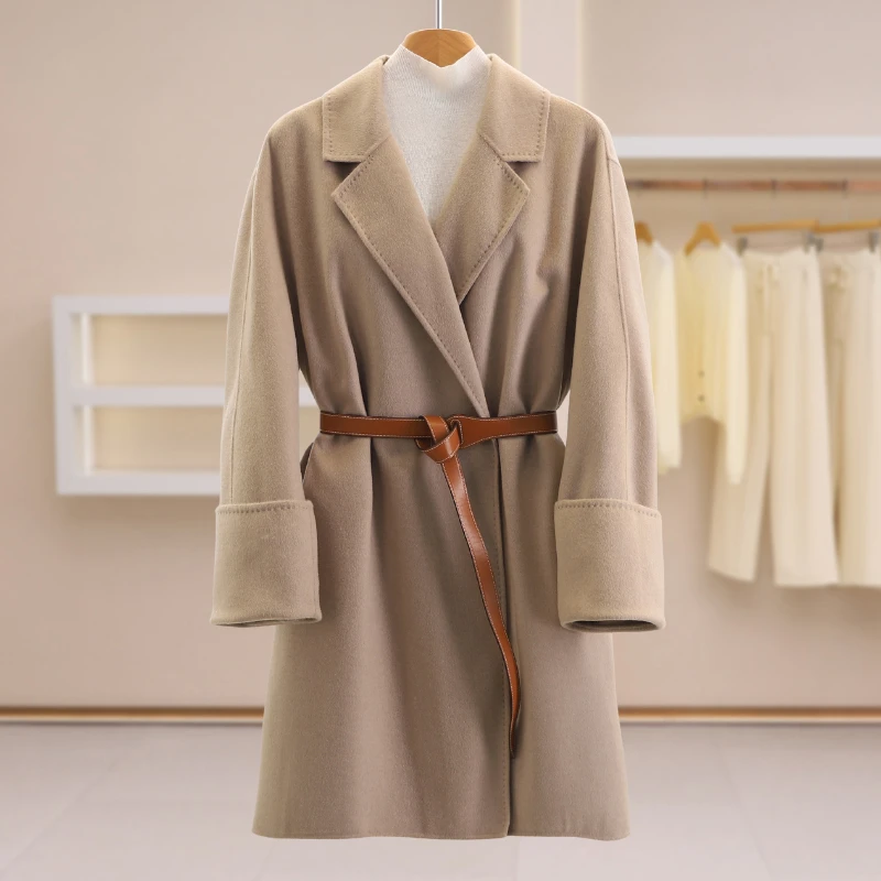 B2893-时尚百搭毛呢外套#ZGE58B016