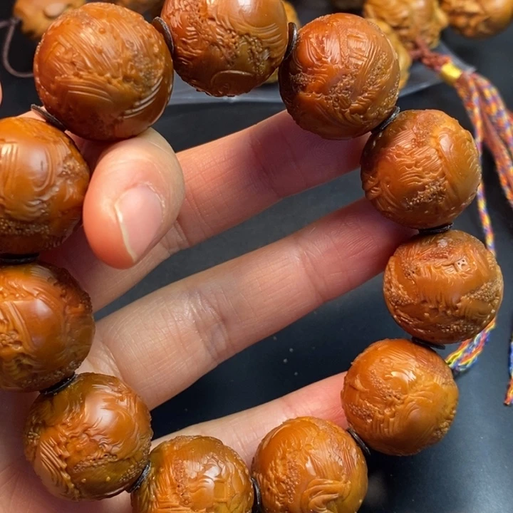 哇***塞橄榄核手串/手链风景手串