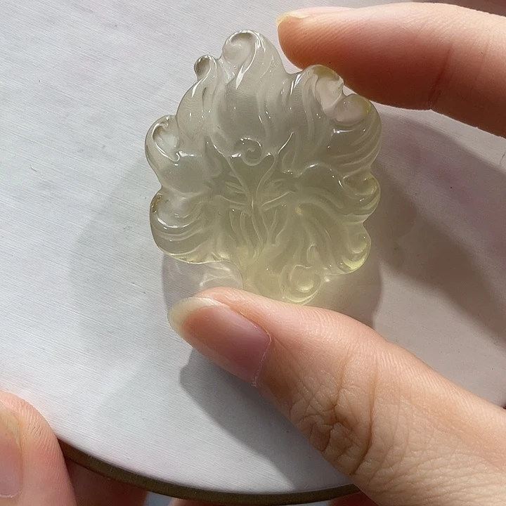 未镶嵌珠宝半成品水晶九尾狐