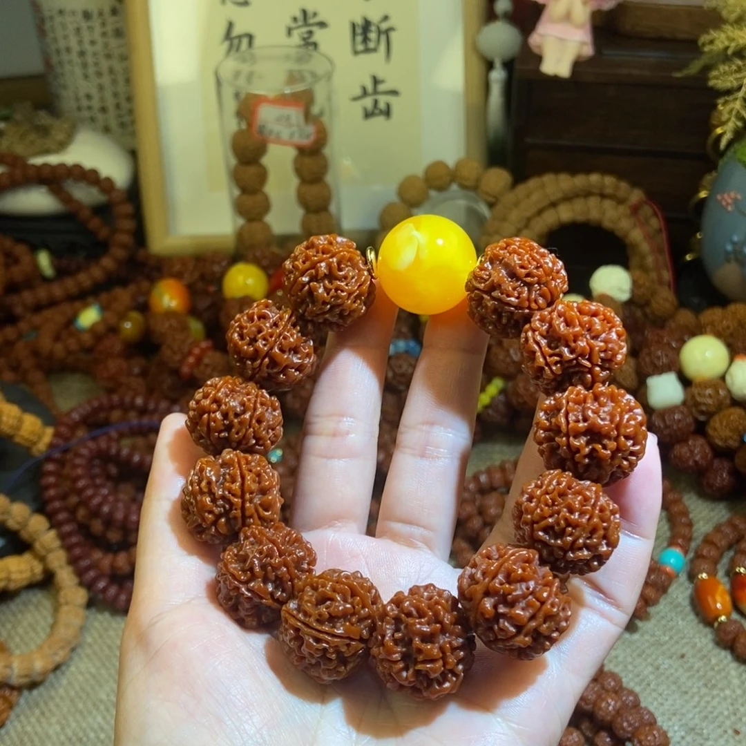 金刚菩提手串226玉化素
