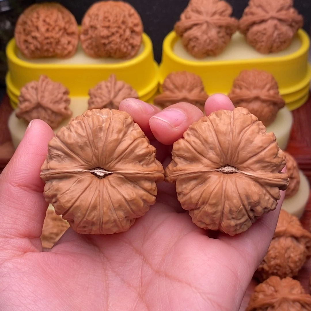 把件文玩核桃愚*43“毕业”大南瓜“大漏”