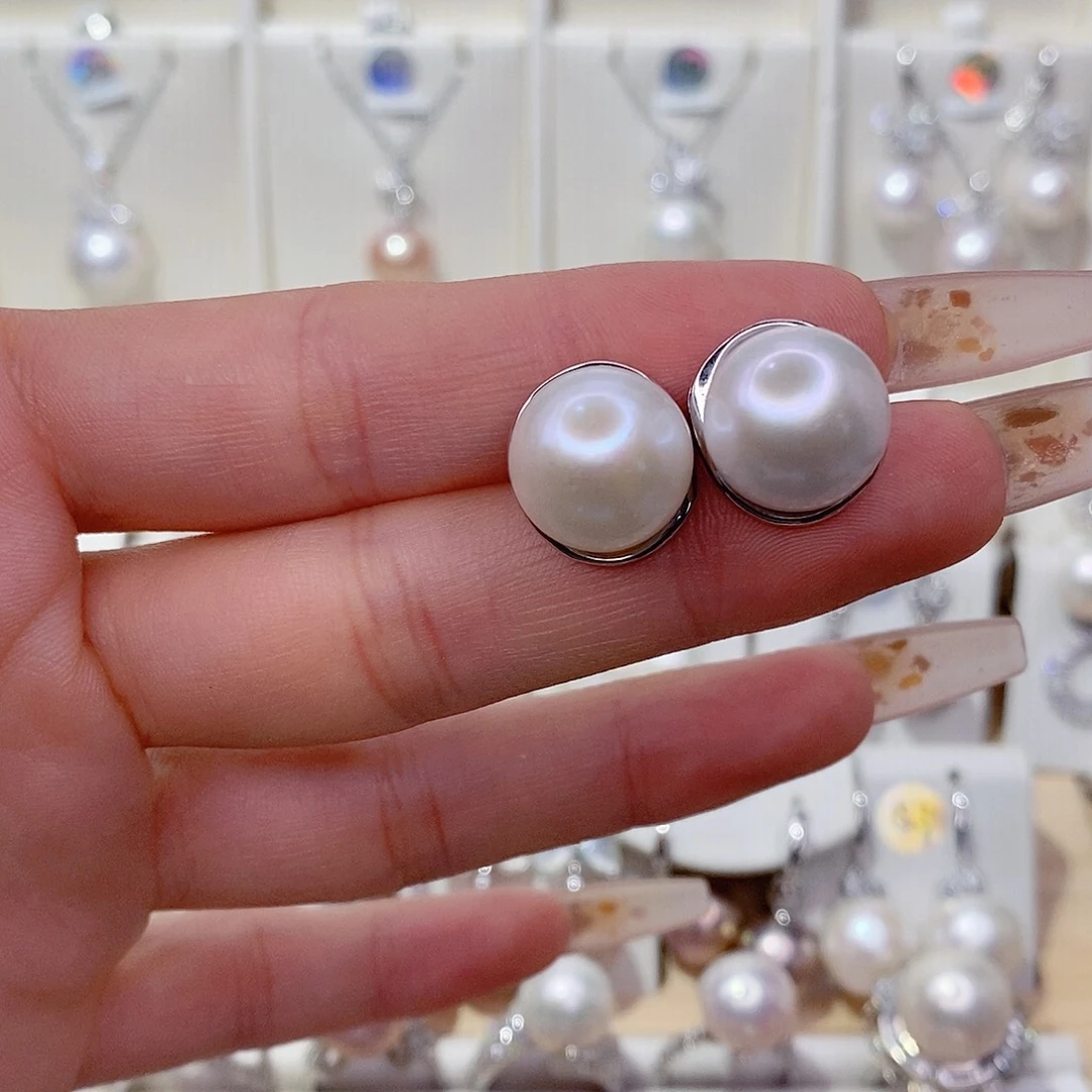 未镶嵌淡水珍珠耳饰