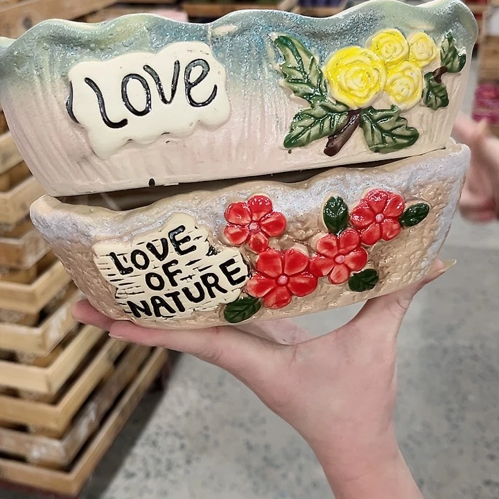 陶瓷陶瓷多肉植物花盆