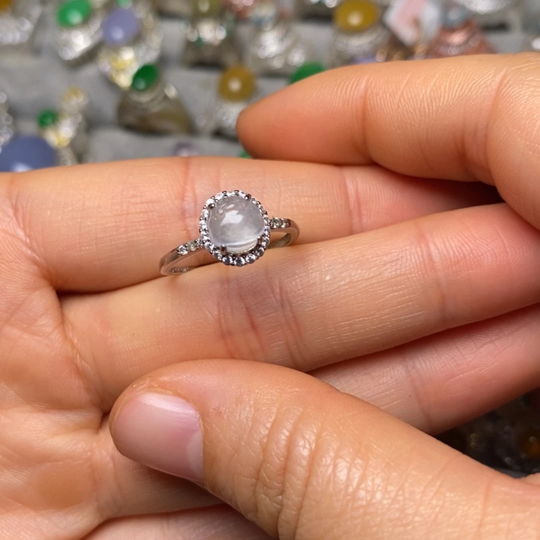 翡翠戒指未镶嵌戒指