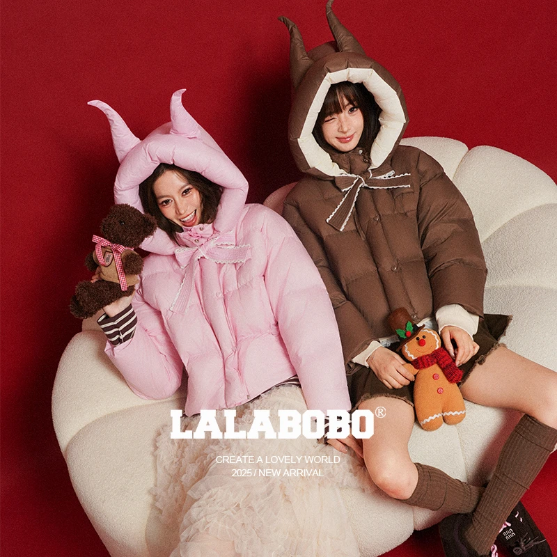 【90白鸭绒】LALABOBO恶魔角羽绒服RBEC-WSYR12