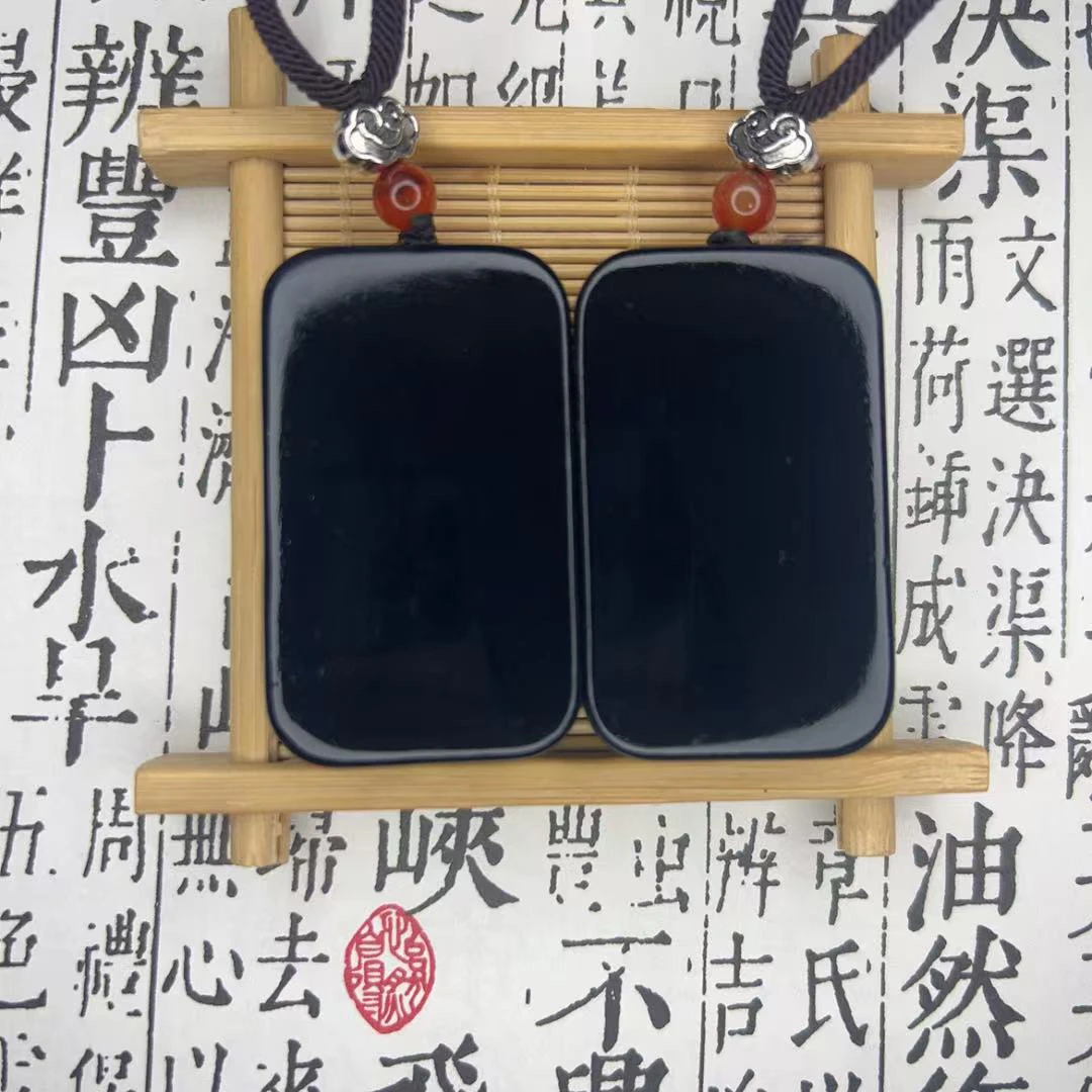 【曲总福利】天然和田玉 多样性发货其中之一精美平安无事牌-F01