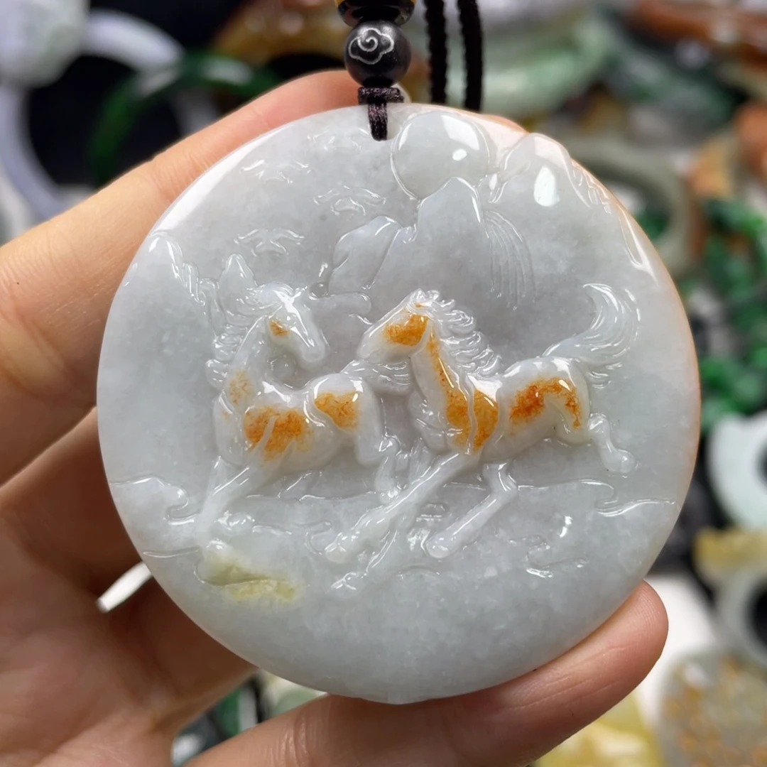 颈饰未镶嵌翡翠牌子