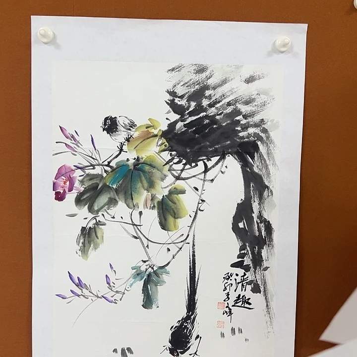 国画李文峰的画作