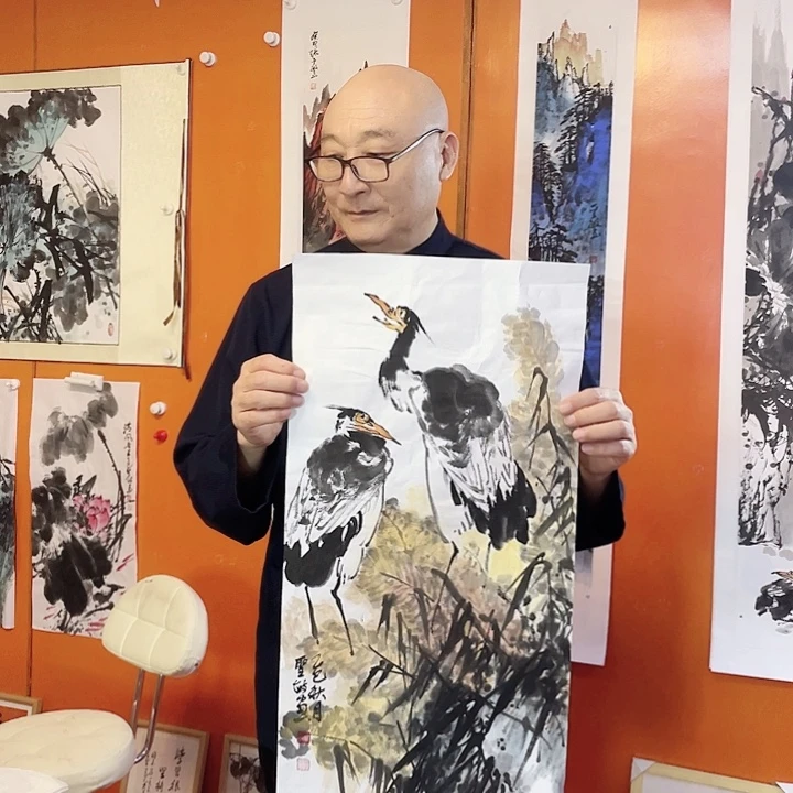 国画张圣敏先生纯手绘作品