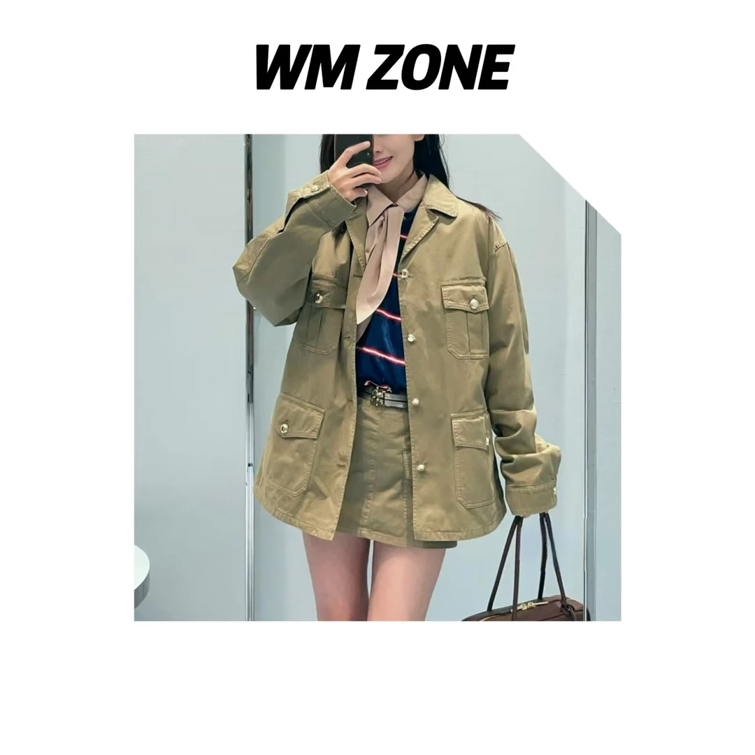 WM  3923 女士棉质夹克外套