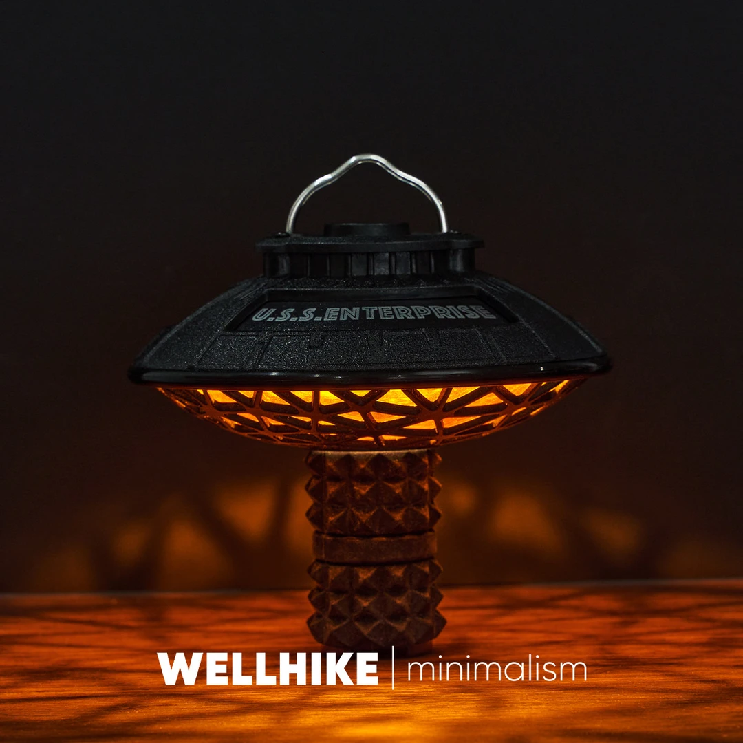 SWS户外露营灯罩GZ飞碟灯罩暖光氛围科幻太空星际主题穿越迷航灯