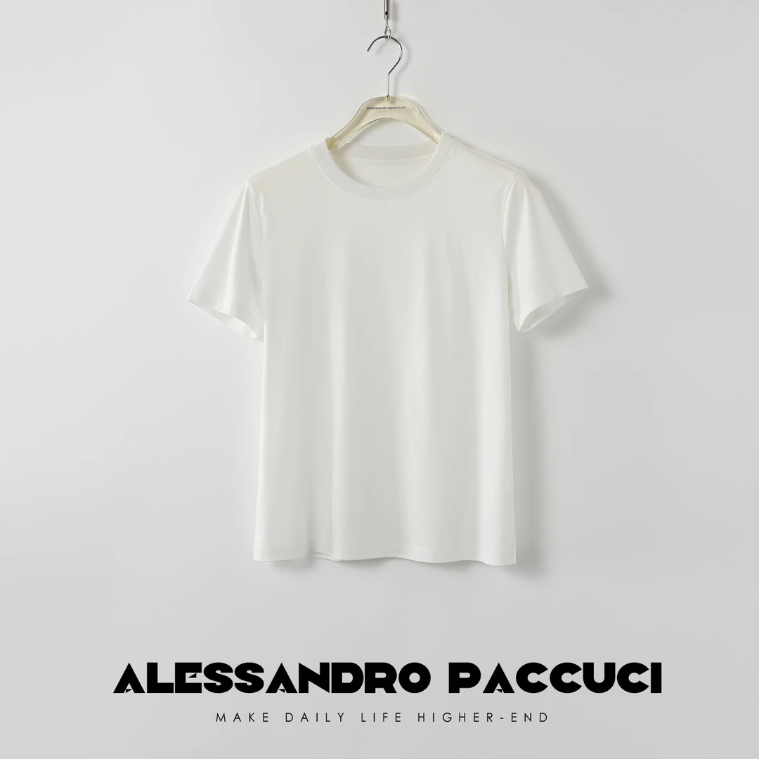 AP洛哥24679X 简约经典圆领短袖圆领时尚百搭T恤女