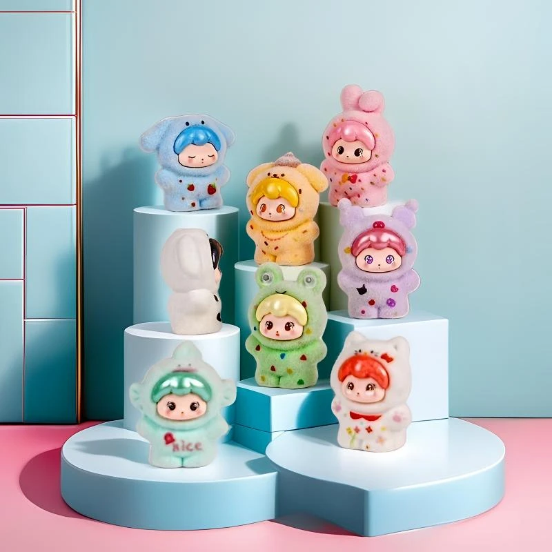 【九宫格+许愿+对碰】叁丽欧植绒潮玩diy摆件