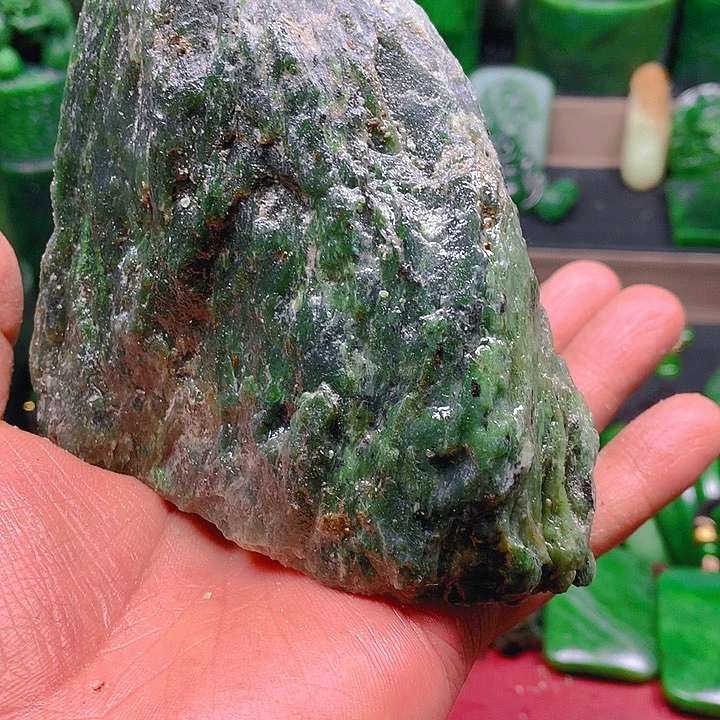 和田玉（碧玉）未镶嵌珠宝半成品