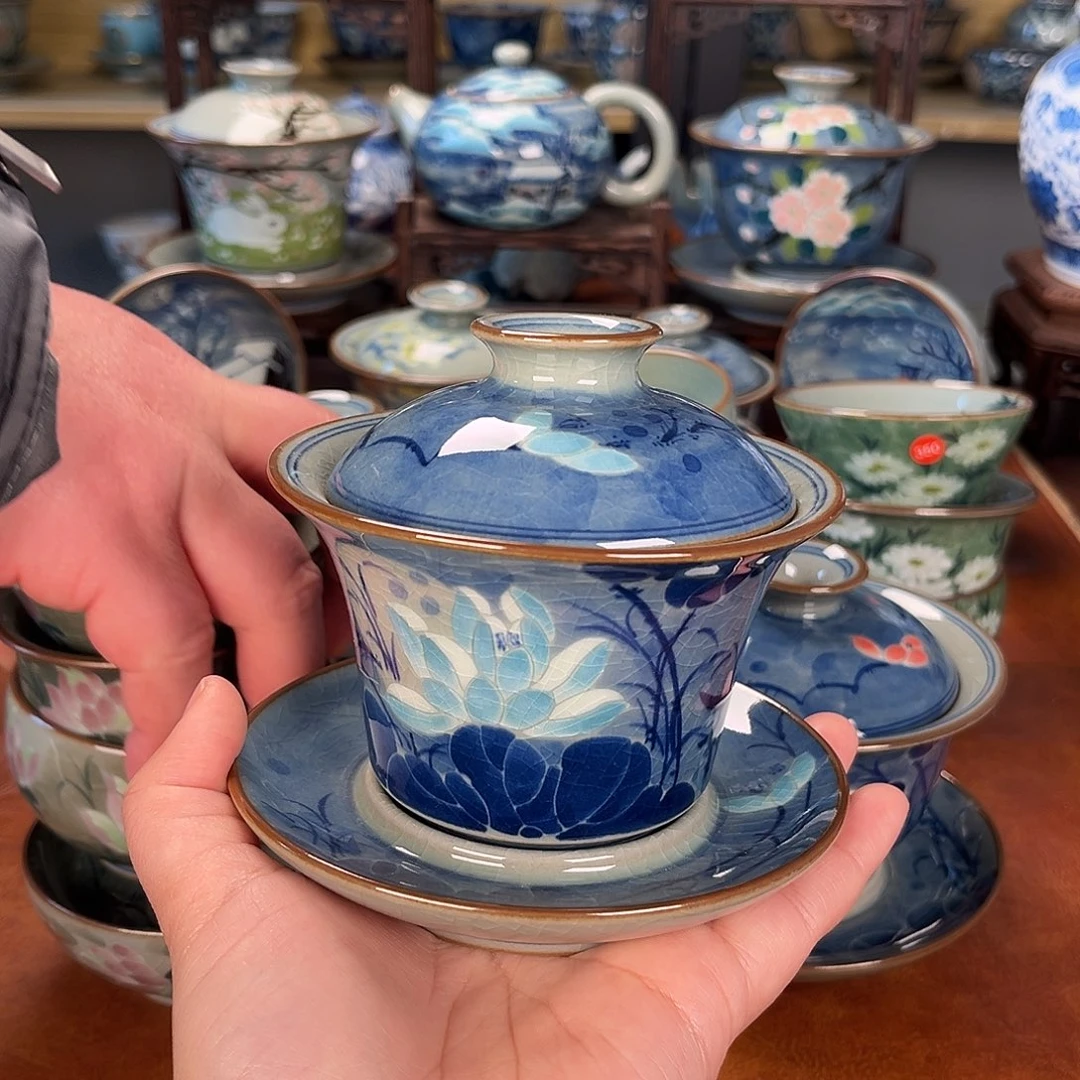 杯盖碗景德镇陶瓷