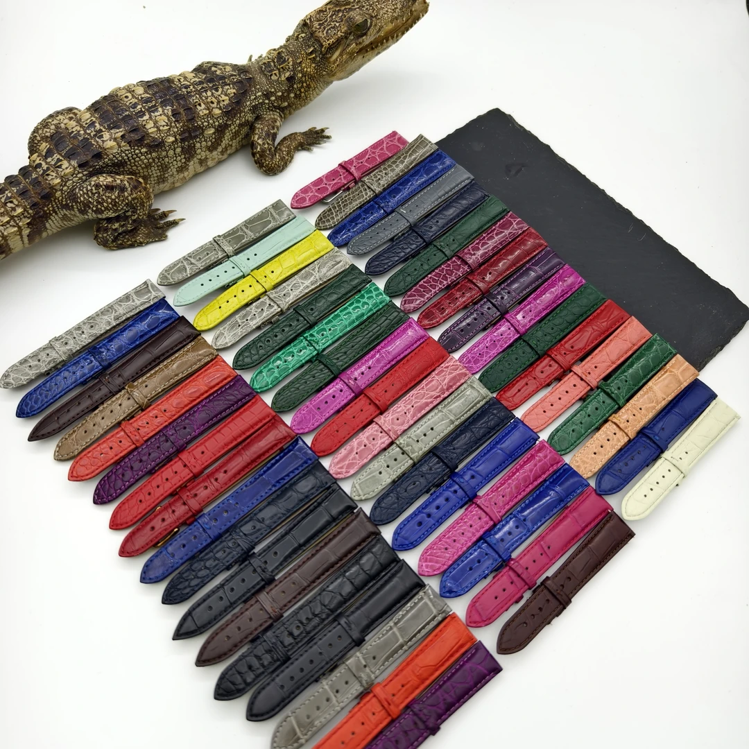 【直播专属】手工鳄鱼皮手表带现货特价10-22mm福利鳄鱼皮手表带