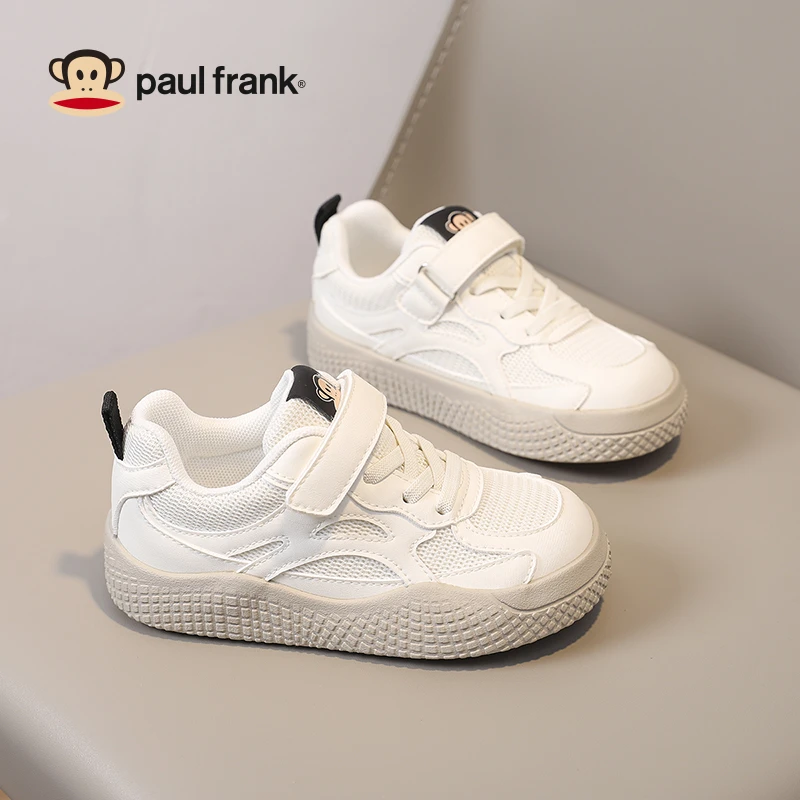 大嘴猴童鞋儿童板鞋男童2025春季新款中大童软底百搭网面运动鞋女