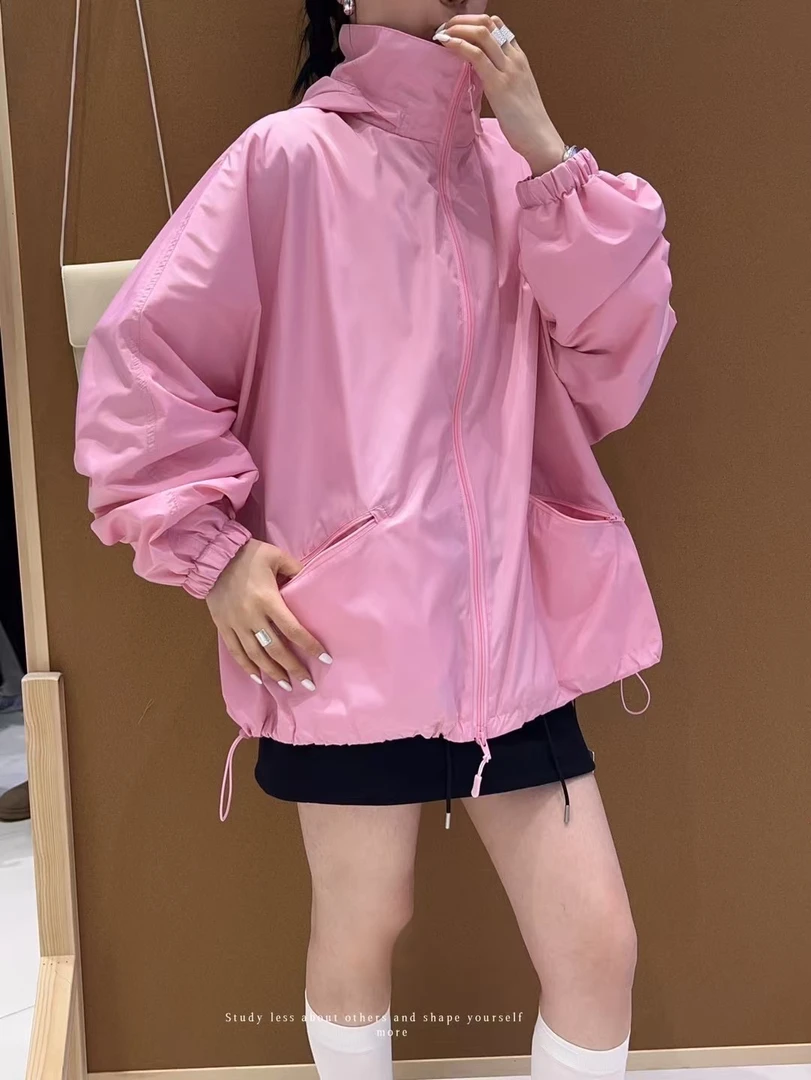现货 欧货正品女装2025春季新款时尚双拉链运动外套