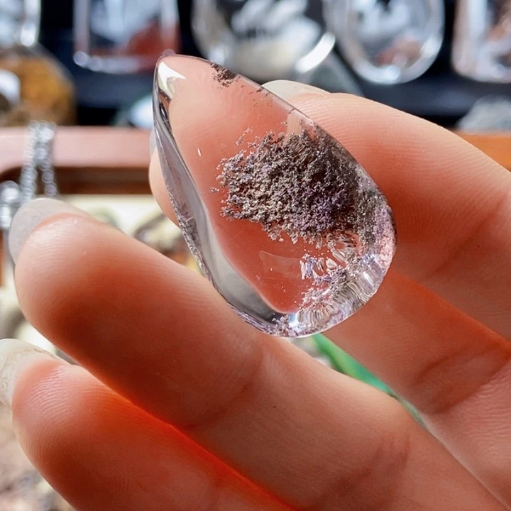 颈饰未镶嵌水晶紫幽灵