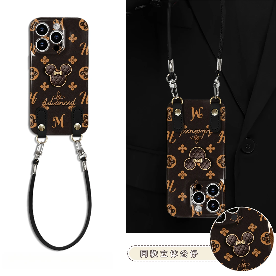 轻奢米奇适用于苹果16高颜值潮流软菲林手机壳华为OPPO小米VIVO