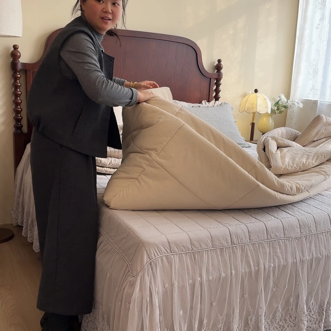 棉奶茶色面包被2.0*2.3