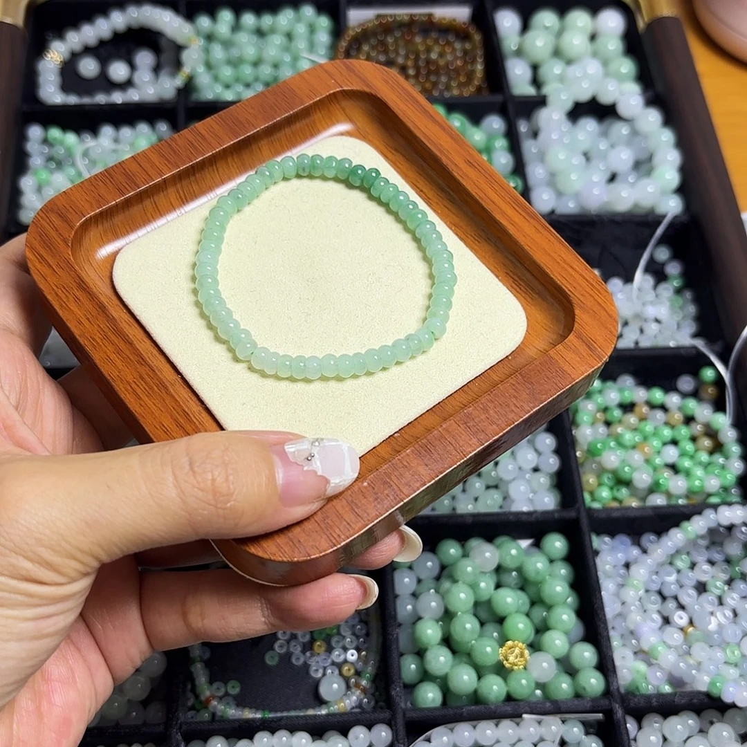 翡翠散珠渐变绿小算盘