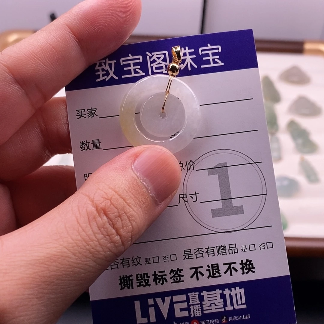 翡翠银S925镶嵌颈饰