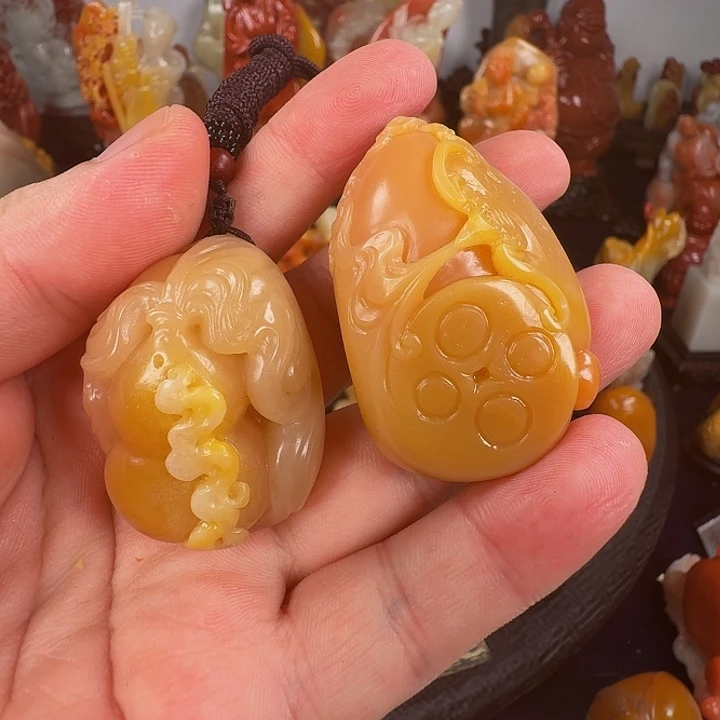 生***虎寿山石鹿目寿山石