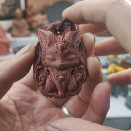 泥塑药香红麝香方九尾狐福利价