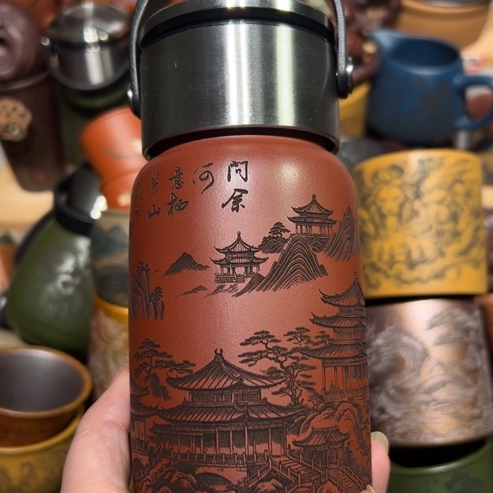 紫砂茶杯宜兴紫砂主人杯