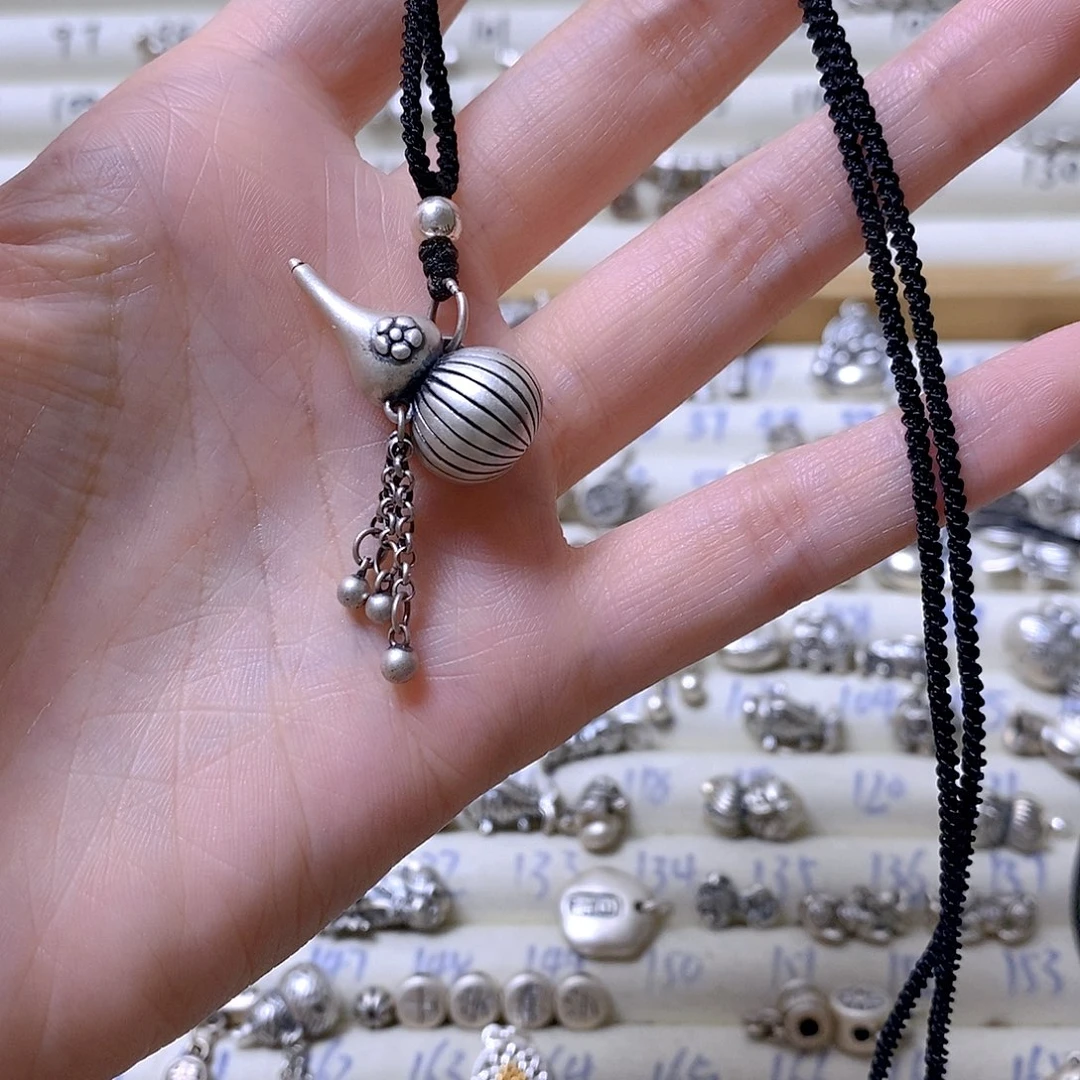 吊坠足银无葫芦吊坠