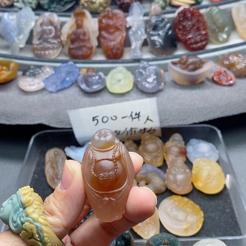 【闪购商品】未镶嵌吊坠定制玛瑙