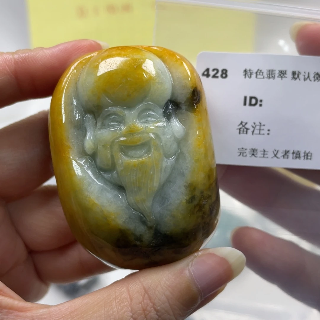 翡翠未镶嵌颈饰牌子