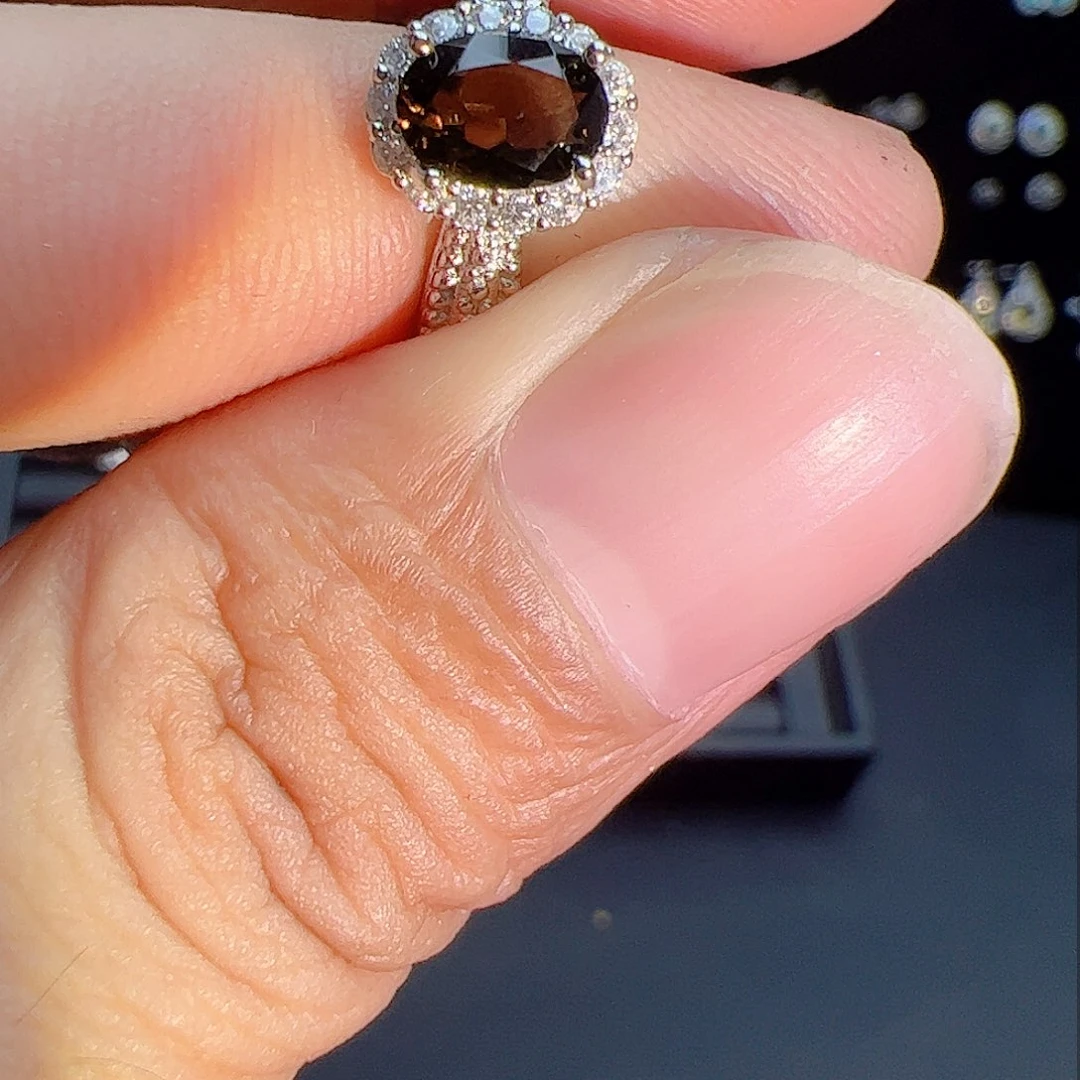 紫晶珠宝半成品银S925镶嵌