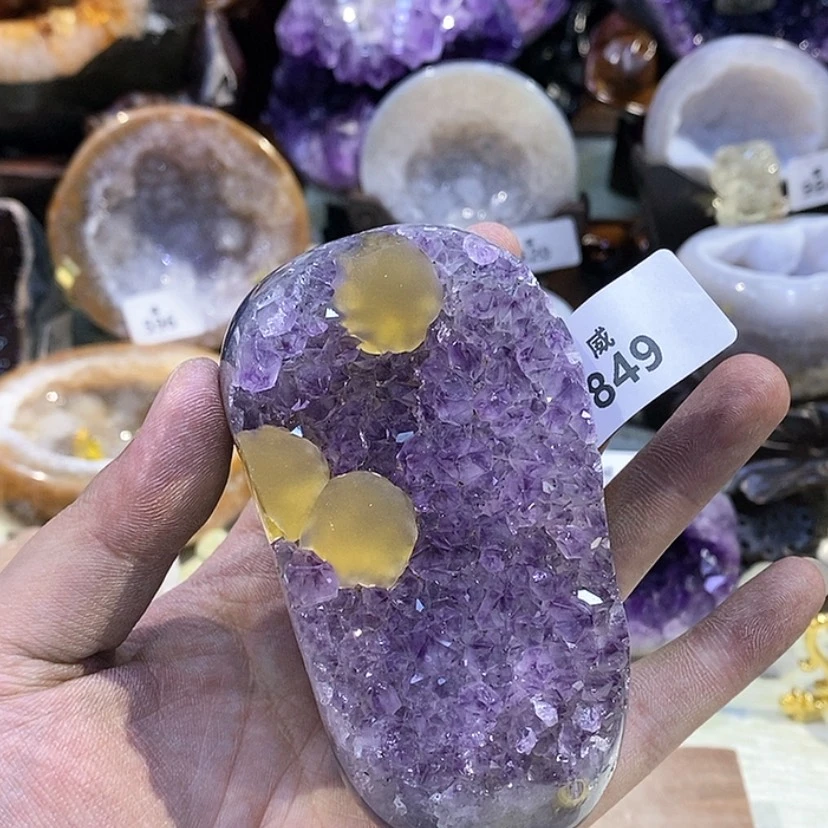 【闪购商品】天然水晶摆件方解石未镶嵌水晶