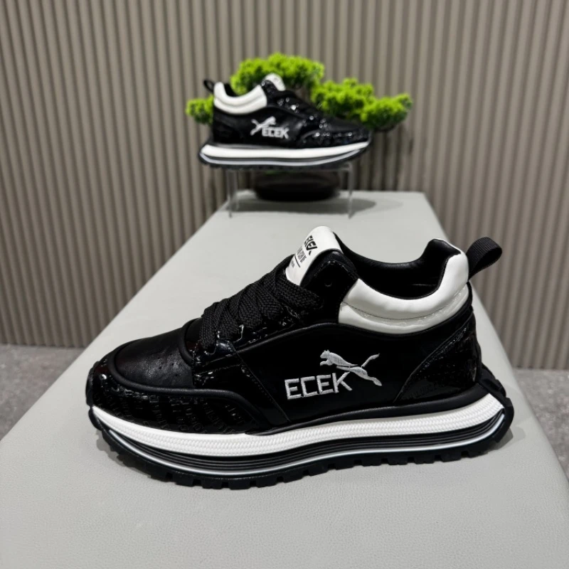 男鞋2025潮牌秋冬新款百搭厚底时尚休闲鞋软底低帮潮流时尚运动鞋