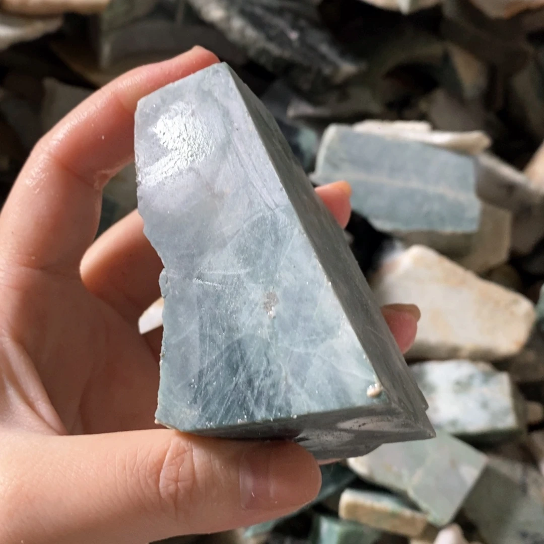 颈饰未镶嵌翡翠天然翡翠