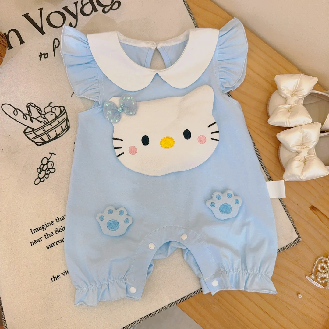 【MM】婴儿夏装薄款包屁衣新生儿衣服时尚休闲宝宝女童幼儿