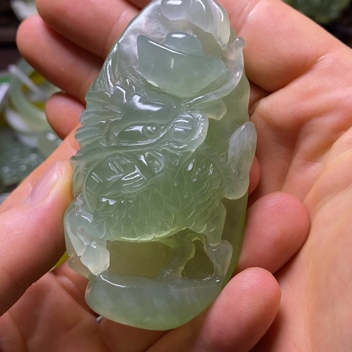 未镶嵌岫玉岫玉手把